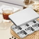 thumbnail image 4 of Enrejado de hielo, bandeja para cubitos de hielo, bandejas de hielo Bandejas de hielo de acero inoxidable con tapa Fácil liberación Metal para congelador Ideal para hacer cubitos de hielo para cóctele, 4 of 9