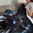 thumbnail image 3 of Iron Man anti-pilling, suave, ligera, esponjosa y acogedora de lujo para hogar y cocina – Perfecta para niños y adultos,180X120cm, 3 of 6