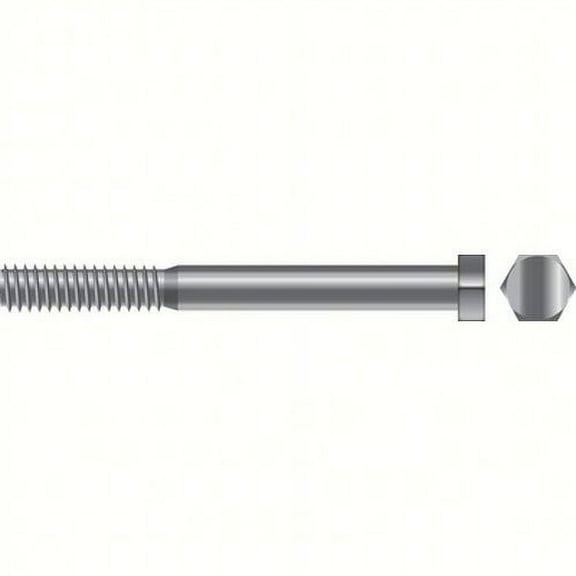 SeaChoice  01656; 1/2-13 X4 Hex Cap 316 Stainless Steel 5/ Bag