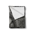 thumbnail image 2 of Ships Wheel Soft Flannel Fleece Throw Blanket, Retro Navigation Equipment Illustration Steering Helm Charts Anchor Chains, Cozy Plush for Indoor and Outdoor Use, 70" x 90", Charcoal, by Ambesonne, 2 of 6