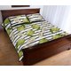 thumbnail image 3 of Juego de cama nórdico con fondo de rayas con estampado de guayaba, 3 of 5