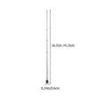 thumbnail image 2 of 2pcs Foosball Table Handle Pole Tables Football Replacement Pole Game Machine Operation Pole Part, 2 of 3