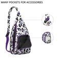 thumbnail image 4 of Polka-Leopard Hybrid Sling - Motif Unique Fusion Sac à Dos Bandoulière (Déclaration Mode Moderne, Sangle Convertible), 4 of 4