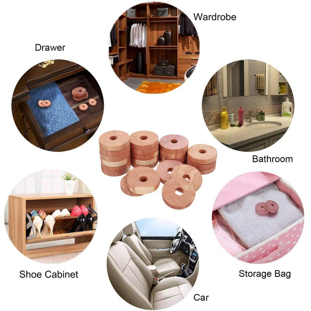 Wahdawn Natural Cedar Moth Balls closet drawer storage and kitchen