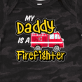 thumbnail image 4 of Inktastic My Daddy is a Firefighter with Fire Truck Boys or Girls Baby Bodysuit, 4 of 5