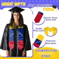 thumbnail image 5 of Graduation Stole Class of 2026 Country Flag Graduation Sash Unisex Adult 62" Long, 5 of 7