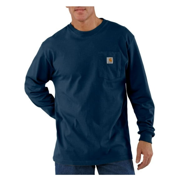 Camiseta Carhartt, holgada, de manga larga, para hombre