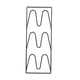 thumbnail image 2 of Estante para tapas de ollas, montado en la pared/puerta, hierro de 3 niveles sobre la puerta, organizador de tapas, soporte para tapas de ollas para, 2 of 9