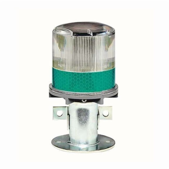 Tapco Warning Light, Green, (4) LED, 1.2V, 60 FPM, 3 3/4 in Dia. 3337-00005