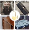 thumbnail image 2 of HLONK Gold Padlock Key Love Lock Home Locker Lock Man 9.50X4.50X0.80CM Golden, 2 of 8