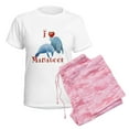 thumbnail image 6 of CafePress - I Love Manatees Women's Light Pajamas - Women's Short Sleeve Print T-Shirt and Pants Light Cotton Pajama Set, 6 of 7