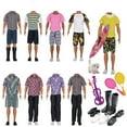 thumbnail image 2 of Accesorios Para Vestir Muñecas 16 unids/set ropa de muñecas zapatos hechos a mano 11 pulgadas juguetes familiares al azar para muñecas de niños, 2 of 8