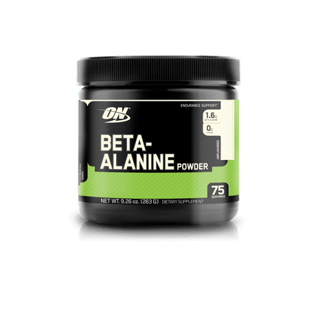Optimum Nutrition Beta Alanine Powder, Unflavored, 75 (Best Time To Take Beta Alanine)