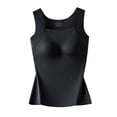 thumbnail image 6 of Women's Polyester Spandex Blend Tank Tops Casual Loungewear Seamless Stretch Built-In Chest Pad Sleeveless Tops for Daily Wear and Light Activity, 6 of 9