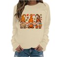 thumbnail image 2 of Meichang Hauts pour Femmes Fall T-Shirts Graphiques de l'Action de Grâce Manches Longues Décontractées Coupe Ample Col Rond Blouse Pull, 2 of 4