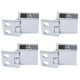thumbnail image 1 of 4pcs Glass Door Hinge Glass Door Clamp Hinge Cabinet Glass Door Hinge Shower Glass Door Clamp, 1 of 5
