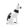 thumbnail image 3 of Estatua de gato para decoración del hogar, figura de animal, regalo versátil para amantes de los gatos, resina blanco, 3 of 9