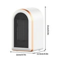 thumbnail image 5 of YZEGDCH Space Heater for Home Clearance,Portable Heating Fan 1200W Desk Heater,Fast Heating,Low Noise,Portable Heater for Office Home Indoor Large Room, 5 of 6