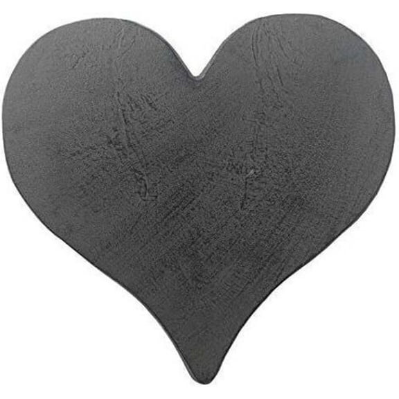 Comfy Hour Rustic Style Collection Cast Iron Garden Stepping Stone - Heart