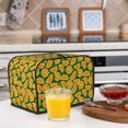 thumbnail image 6 of Yiaed Orange Lemon Print Two Slice Bread Machine Cover, Universal Size Kitchen Appliance Cover for Bread Machine,Bread Machine Cover, 6 of 7