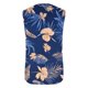 thumbnail image 4 of Camiseta sin mangas de cuello redondo para hombre, estilo informal, con estampado hawaiano, sin mangas, deportiva, con cuello redondo, 4 of 4
