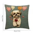 thumbnail image 3 of Wozhuo Cute Dog Pillow Cover Cushion Cover Rectangular Sofa Decorative Pillow Cover Easter Home Decor, 3 of 6