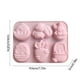 thumbnail image 3 of Moldes de silicona para chocolate con forma de conejito y huevo de Pascua | Molde flexible antiadherente de grado alimenticio para hornear dulces caseros | Apto para horno, microondas y lavavajillas., 3 of 6