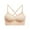 Beige, variant on LLYWEY Wireless Padded Bras for Women Discounts Wireless Bralette Ladies Sport Bra Style-1292 Women Double Support Bra Feature Adult Female Lace Sports Bras White 36B
