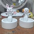 thumbnail image 5 of Cartoon Rabbits/Dog Candle Holder Practical Desktop Decorative Model for Living Room Home, 5 of 5