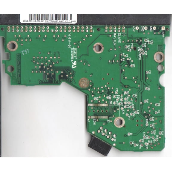WD3200BB-00KEA0, 2061-701314-000 AK, WD IDE 3.5 PCB
