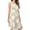 A468-2930, variant on Beige And White Checkered Pattern Spring Summer Dresses For Women Fashion Dress Casual Sleeveless Loose Sundress With Pockets