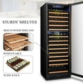 thumbnail image 5 of Lanbo 154 Bottle 24 inch Width Compressor Dual Zone Wine Cooler, 5 of 16
