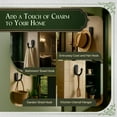 thumbnail image 4 of Renovators Supply Black Wrought Iron Wall Coat Hook 2" Proj. Single Hooks for Towel, Kitchenware, Robe or Jacket Rust Resistant Hanger Hooks w/Hardware Pack of 10, 4 of 7