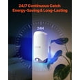 thumbnail image 5 of VEVOR Fly Trap, Plug-in Gnat Killer, Plug and Play Indoor Skeeter Zapper with Blue-Violet Light & 10 Sticky Glue Boards, Flying Gnat Catcher for Catching Gnats, Flies, Moths, Fruit Flies in Any Room, 5 of 9