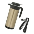 thumbnail image 4 of Portable Car Electric Kettle Outdoor Travel Kettle Porrtable Electric Travel Water Kettle Light Golden 12V, 4 of 9