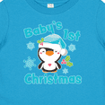 thumbnail image 4 of Inktastic Baby's 1st Christmas with Cute Penguin and Snowflakes Boys or Girls Baby T-Shirt, 4 of 5