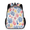 Black, variant on Adult Jungle Animals Travel Backpack, Casual Daypack with Adjustable Shoulder Straps, Tropical Leaves Laptop Backpack