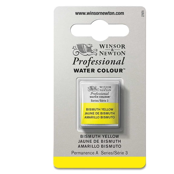 Winsor & Newton Artists' Watercolor - Bismuth Yellow, Half Pan