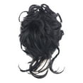 thumbnail image 5 of TOOYFUL Long s Head Hairpiece Band Portable Tousled Good Flexibility Messy Hair Circle for Girls Ball Head Adding Bun Volume black, 5 of 9