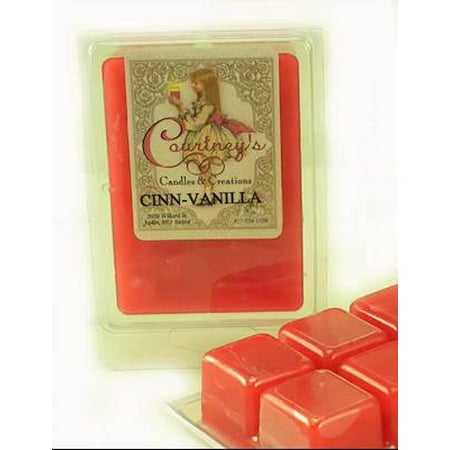 Vanilla Wax - CINNAMON VANILLA Mixer Melt or Wax Tart by Courtneys Candles