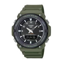 Casio AQ-S820W-3BV is a solar-powered, analog-digital combination watch