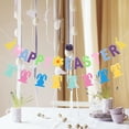 thumbnail image 3 of KAKOWELY Rabbit Shape Banner Felt Easter Party Decoration 2Set 11.8x4.7x0.04in, 3 of 6