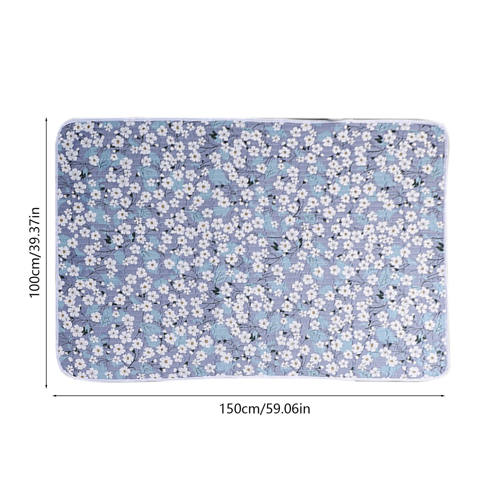 Merryso Waterproof Washable Bed Pad 59x39.37 Inches - Absorbent Non-Slip for Elderly & Ki-ds Bedwetting