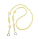 thumbnail image 2 of Cordón de cuentas para teléfono, pulsera de 120 cm de largo, ideal para fiestas, viajes y mochilas. Amarillo, 2 of 9