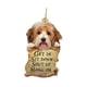 thumbnail image 4 of Colgante de coche,Lindo adorno colgante para coche con forma de perro en acrílico,Espejo retrovisor interior decorativo universal,Colgante de regalo para espejo retrovisor de coche con forma, 4 of 9