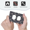 thumbnail image 6 of ZICANCN Outlet Covers Wall Plate, Retro Geometric Shapes Light Switch Cover Decorative, Duplex Toggle Combo 1-Gang, 6 of 9