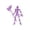 Purple, variant on Halloween Articulated Skeleton Action Figure - 3D Printed Gold Jointed Skull & Bones Posable Model with Weapons, Spooky Poseable Skeleton for Display