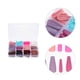 thumbnail image 2 of 1 caja de kit de uñas postizas para manicura, uñas postizas esmeriladas, uñas postizas de color esmerilado, 2 of 6