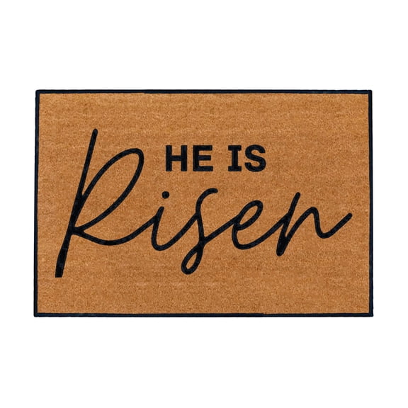 He Is Easter Risen Mats Holiday Mats Welcome Door Mats Polyester Door Mats