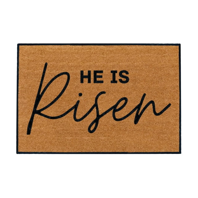 TIELUTT He Is Easter Risen Mats Holiday Mats Welcome Door Mats Polyester Door Mats Potato Blanket Extra Large Blanket Classroom Small Rug Carpet for Bedroom Big Size Modern Throw Blanket